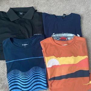 Mens shirts size XL bundle of 4 shirts New T-shirts